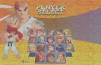 une photo d'Ã©cran de Street Fighter Collection sur Sega Saturn